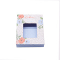 Paper lash box Custom lip balm set magnetic  creative design packing lash box